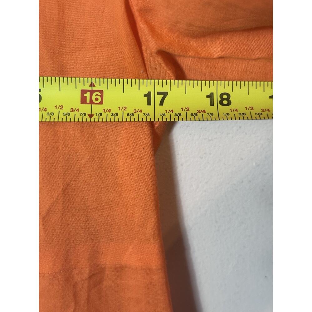 Lilly Pulitzer Top Womens Small Orange Embroidered Poplin Tunic Blouse Eyelet S - Picture 12 of 13